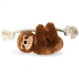 PetShop by Fringe Studio - Brown sloth on a rope | Groothandel Hondenspeelgoed