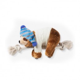 PetShop by Fringe Studio - Beanie sweater sloth on a rope | Wholesale Dog Toys