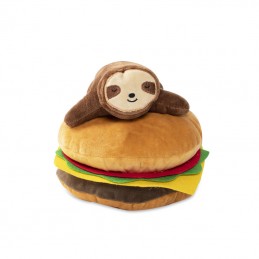 PetShop by Fringe Studio - Sloth on a Hamburger | Wholesale Dog Toys
