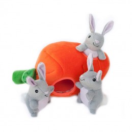 Zippy Burrow - Bunny 'n Carrot | ZippyPaws vente en gros | Jouets pour chien