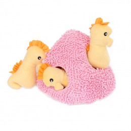 Zippy Burrow - Seahorse 'n Coral | ZippyPaws Dog Toys Wholesale