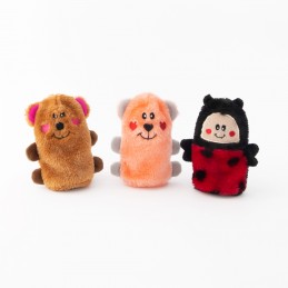 Valentine's Squeakie Buddies - 3-Pack | ZippyPaws Giocattoli per cani all'ingrosso