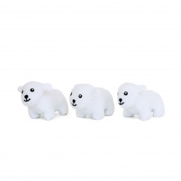 Miniz 3-Pack - Polar Bears | ZippyPaws hondenspeelgoed groothandel