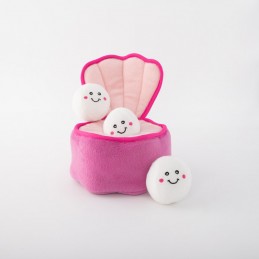 Zippy Burrow - Pearls in Oyster | ZippyPaws Dog Toys Wholesale